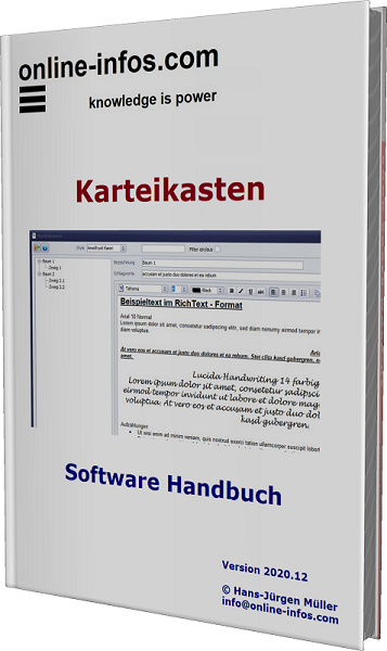Cover Handbuch Karteikasten