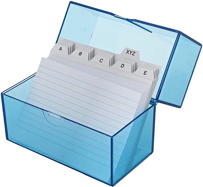 Analoger Karteikasten